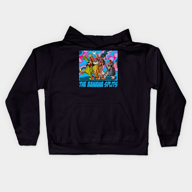 Lover Gift Childhood Retro Vintage Kids Hoodie by Fantasy Forest